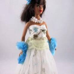 Vêtements Pour Poupée Barbie - "robe De Soirée Brodée" -Éclat Boutique 1316437 vetements pour poupee barbie robe de soiree brodee 6