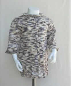 Robe Tunique Fantaisie, Enfant / Bébé Fille, Taille 12 / 18 Mois, Layette Tricoté Main Laine Chinée, Cadeau Naissance Anniversaire -Éclat Boutique 1519614 robe fantaisie enfant bebe fille taille 12 18 mois 3