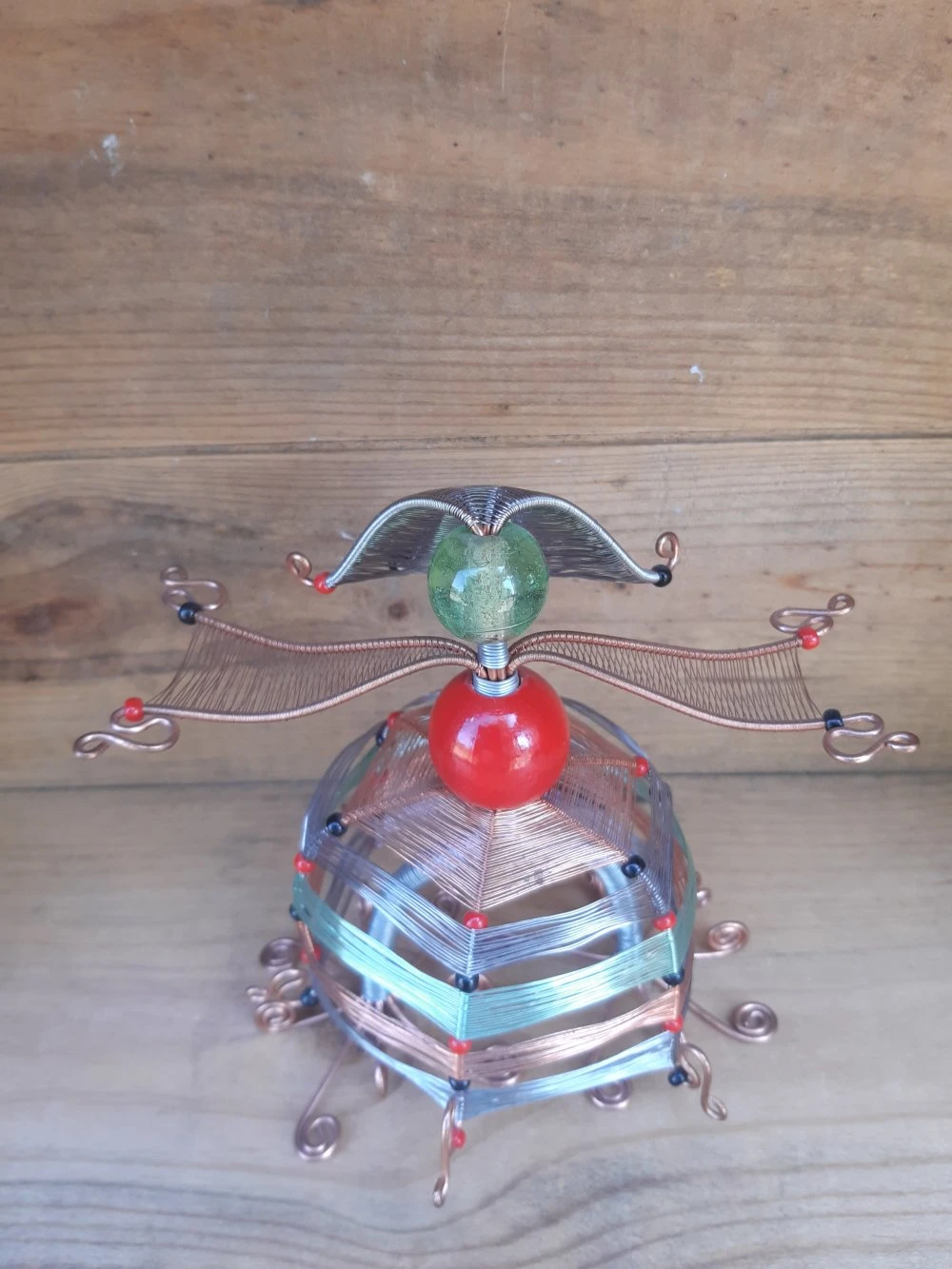 Steffil "robe Arc-en-ciel" Personnage Fait Main. 4 Steffil "robe Arc-en-ciel" Personnage Fait Main. – Image 4