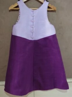 Robe Doublée Chasuble Trapèze En Polaire Violet/parme Uni - 8 Ans -Éclat Boutique 1706828 robe doublee chasuble trapeze en polaire violet parme uni 4