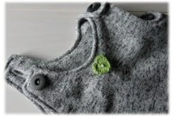 Robe Chasuble Trapèze 12 Mois - Tissu Tricot Gris -Éclat Boutique 1800293 robe chasuble trapeze 12 mois tissu tricot gris 3