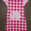 Robe Manches Courtes Jersey Rose - 6 Ans