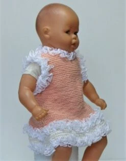 Robe Rose & Blanche à Volant Pour Bébé Tricotée Main 100% Coton 9 Robe Rose & Blanche à Volant Pour Bébé Tricotée Main 100% Coton -Éclat Boutique 1819459 robe rose blanche a volant pour bebe tricotee main 100 4