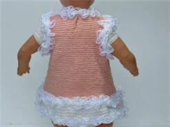 Robe Rose & Blanche à Volant Pour Bébé Tricotée Main 100% Coton 10 Robe Rose & Blanche à Volant Pour Bébé Tricotée Main 100% Coton -Éclat Boutique 1819459 robe rose blanche a volant pour bebe tricotee main 100 5