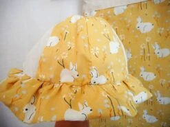 Chapeau Réversible Robe Chasuble Coton Biologique Lapins Fond Jaune Bébé 12-18 Mois -Éclat Boutique 1826076 robe chasuble fille 2 3 ans papillons velours cotele fuchs 6