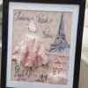 Collection Cadre La Petite Robe Shabby Paris Chic Sur Carton Plume