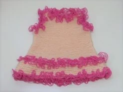 Robe Rose à Volant Pour Bébé Tricotée Main 100% Coton -Éclat Boutique 1829306 robe rose a volant pour bebe tricotee main 100 coton 6