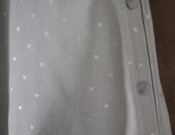 Robe Chasuble Trapèze En Coton Gris Et Minis Cœurs Argentés - 12 Mois -Éclat Boutique 1860739 robe chasuble trapeze en coton gris et minis c urs argent 3