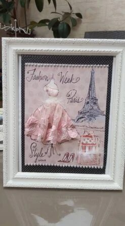Collection Cadre Baroque La Petite Robe Shabby Chic Sur Carton Plume -Éclat Boutique 1876942 collection cadre baroque la petite robe shabby chic sur cart 3