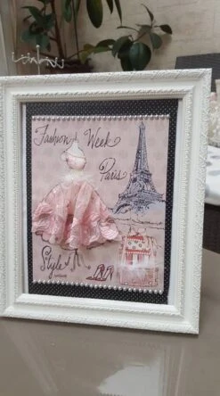 Collection Cadre Baroque La Petite Robe Shabby Chic Sur Carton Plume -Éclat Boutique 1876942 collection cadre baroque la petite robe shabby chic sur cart 4