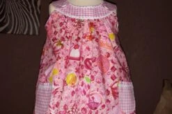 Ensemble Bébé Robe Et Bloomer Coton Oéko-tex Et Zéphir 3/6 Mois Rose "bonbon "fait Main Dans Boîte Cadeau -Éclat Boutique 1943001 ensemble bebe robe et bloomer coton oeko tex et zephir 3 6 3