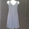 Robe D'été Bleue T. 42 Tricotée Main