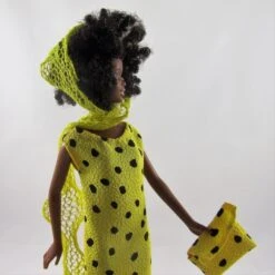 Vêtements Pour Poupée Barbie - "robe Longue D'été" -Éclat Boutique 1955663 vetements pour poupee barbie robe longue d ete 6