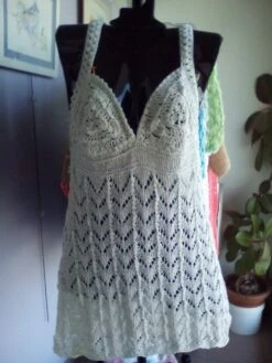 Robe D'été écrue Femme