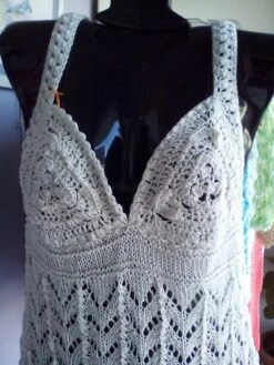 Robe D'été écrue Femme -Éclat Boutique 1977085 robe d ete ecrue femme 6