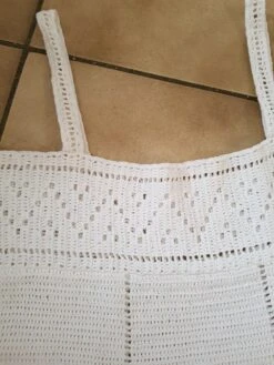 Robe Blanche Ajourée Au Crochet T. 42 -Éclat Boutique 2019172 robe blanche ajouree au crochet t 42 5