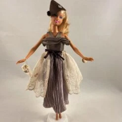 Vêtements Pour Poupée Barbie - "robe De Fête "marron Glacé"" 10 Vêtements Pour Poupée Barbie - "robe De Fête "marron Glacé"" -Éclat Boutique 2119923 vetements pour poupee barbie robe de fete marron glac 2