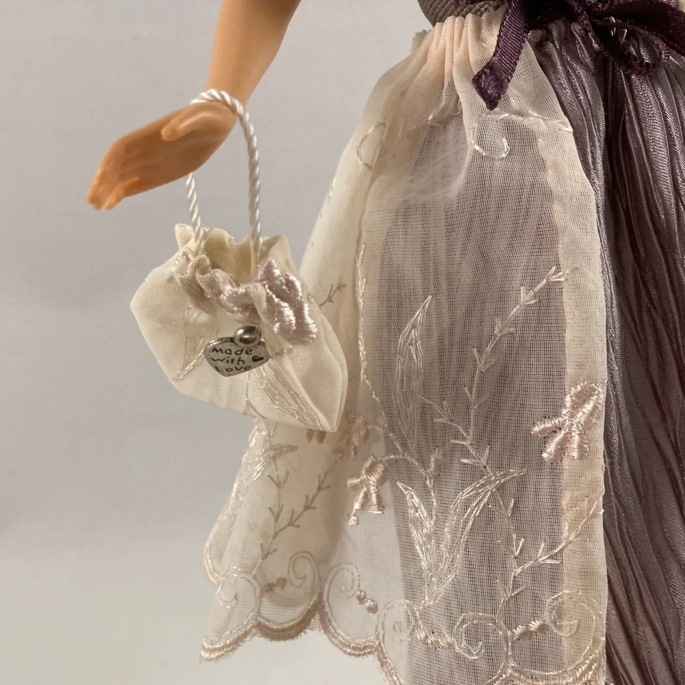 Vêtements Pour Poupée Barbie - "robe De Fête "marron Glacé"" 4 Vêtements Pour Poupée Barbie - "robe De Fête "marron Glacé"" – Image 4