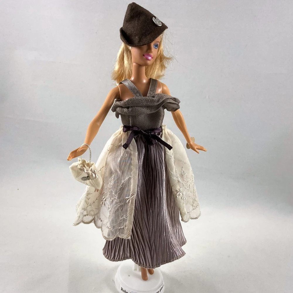 Vêtements Pour Poupée Barbie - "robe De Fête "marron Glacé"" 7 Vêtements Pour Poupée Barbie - "robe De Fête "marron Glacé"" – Image 7
