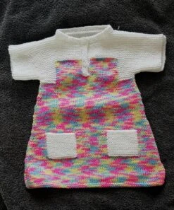 Robe Demi Manche Acrylique En Taille : 12 Mois