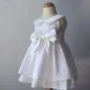 Robe De Baptême Pour Bébé En Broderie Anglaise Et Soie