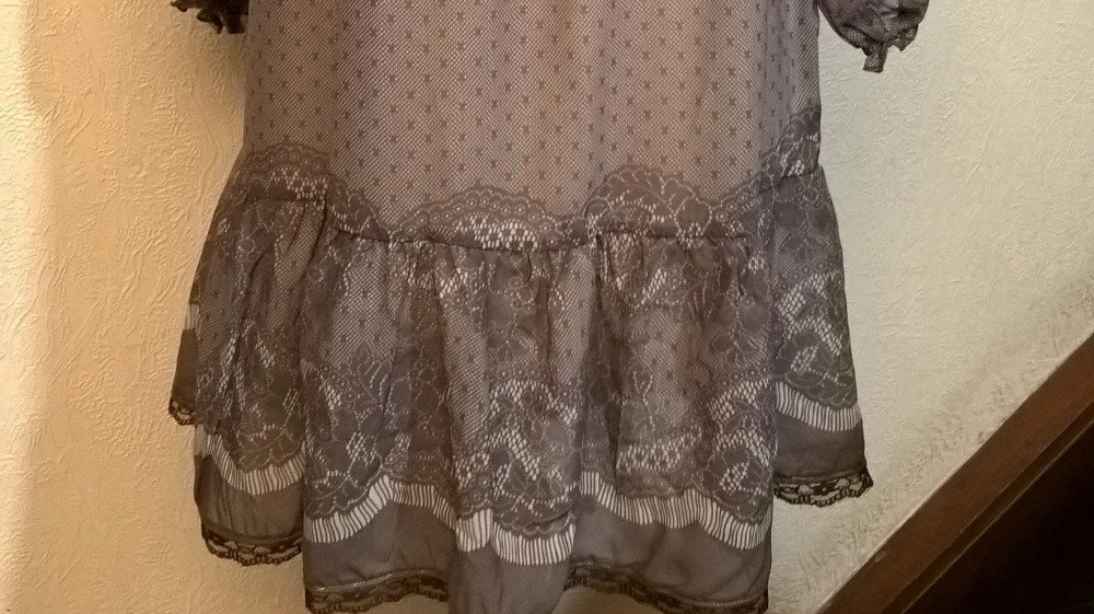 Robe Courte, Cadeau Femme, Vêtements , Accessoires Femme, Robe En Tissu Imprimé, Viscose Et Dentelle 5 Robe Courte, Cadeau Femme, Vêtements , Accessoires Femme, Robe En Tissu Imprimé, Viscose Et Dentelle – Image 5