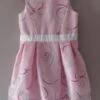 Robe Chasuble Polyester Rose Brodé - 5 Ans