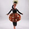 Vêtements Pour Poupée Barbie - "collection Halloween - La Robe Citrouille"
