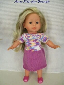 Vêtement De Poupée Ma Corolle 36 Cm Vanille, Robe Et Chaussure