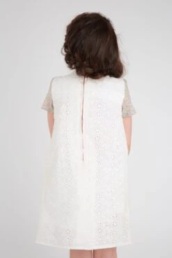 Robe Cortège Bébé, Petite Fille, Broderie Anglaise Et Liberty, Petite Demoiselle D'honneur, Baptême. -Éclat Boutique 2595630 robe cortege bebe petite fille broderie anglaise et lib 3