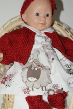 Vêtement Pour Poupée De 30 Cm Robe Imprimé Animaux De La Ferme , Pull Bordeaux -Éclat Boutique 2812290 vetement pour poupee de 30 cm robe imprime animaux de la 3