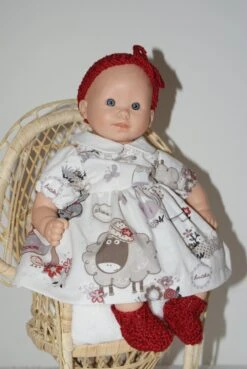 Vêtement Pour Poupée De 30 Cm Robe Imprimé Animaux De La Ferme , Pull Bordeaux -Éclat Boutique 2812290 vetement pour poupee de 30 cm robe imprime animaux de la 4