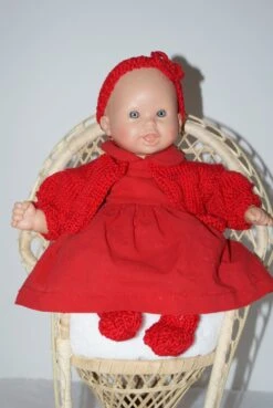 Vêtement Pour Poupée De 30 Cm Robe Rouge