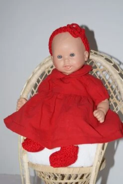 Vêtement Pour Poupée De 30 Cm Robe Rouge -Éclat Boutique 2812293 vetement pour poupee de 30 cm robe rouge 5