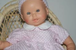 Vêtement Pour Poupon 30 Cm Robe Rose Violine à Pois Blanc -Éclat Boutique 2812297 vetement pour poupon 30 cm robe rose violine a pois blanc 5