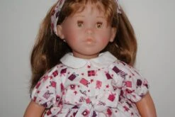 Vêtement Pour Poupée 42 Cm Robe Fond Blanc Imprimée De Petits Cadeaux Tons Bordeaux -Éclat Boutique 2812298 vetement pour poupee 42 cm robe fond blanc imprimee de pe 6