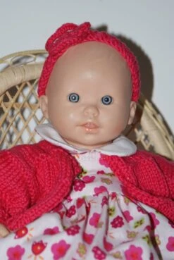 Vêtement Pour Poupon 30 Cm Robe Imprimée De Petites Fleurs Tons Roses -Éclat Boutique 2812323 vetement pour poupon 30 cm robe imprimee de petites fleurs 4