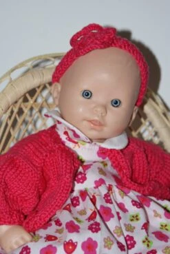 Vêtement Pour Poupon 30 Cm Robe Imprimée De Petites Fleurs Tons Roses -Éclat Boutique 2812323 vetement pour poupon 30 cm robe imprimee de petites fleurs 6