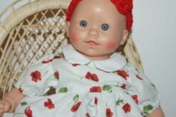 Vêtement Pour Poupée De 30 Cm Robe Fond Blanc Imprimée De Coquelicots Rouges -Éclat Boutique 2812342 vetement pour poupee de 30 cm robe fond blanc imprimee de 5