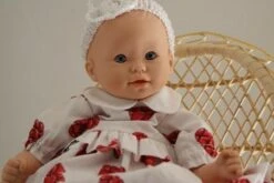 Vêtement Pour Poupée 30 Cm Robe Blanche Imprimée De Petits Cœurs Rouges Avec Volants -Éclat Boutique 2812356 vetement pour poupee 30 cm robe blanche imprimee de petit 3