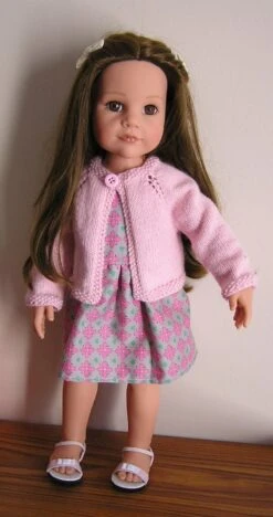 Robe Et Gilet Pour Poupée Götz