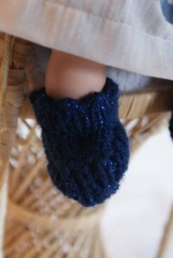 Vêtement Pour Poupon 30 Cm Robe Bleue Et Blanche Theme Noel Avec Bonnet Lutin -Éclat Boutique 2980838 vetement pour poupon 30 cm robe grise et bordeaux theme noe 5