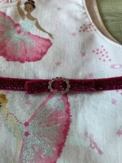 Robe Chasuble Trapèze En Coton Motif Pailleté Danseuse - 2 Ans -Éclat Boutique 2993362 robe chasuble trapeze en coton motif paillete danseuse 2 3