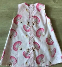 Robe Chasuble Trapèze En Coton Motif Pailleté Danseuse - 2 Ans -Éclat Boutique 2993362 robe chasuble trapeze en coton motif paillete danseuse 2 4