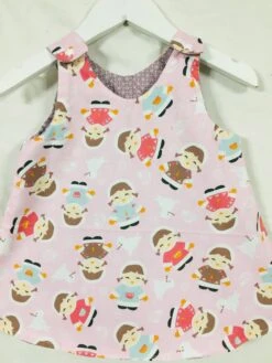 Robe Reversible En Coton Oeko Tex Taille 6 Mois