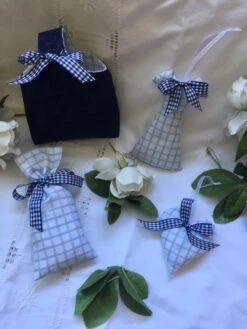 Joli Lot à Carreaux**1 Mini Sac Cabas , 1 Robe,1 Sachet + Petit Coeur De Lavande ** -Éclat Boutique 3281875 joli lot a carreaux 1 mini sac cabas 1 robe 1 sachet p 3