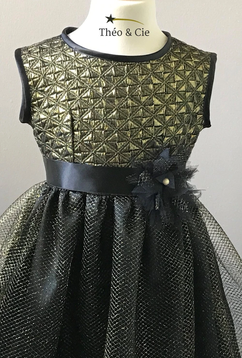 Robe De Fête Princesse Petite Fille 2 Robe De Fête Princesse Petite Fille – Image 2