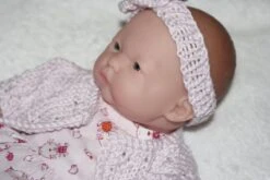 Vêtement Pour Poupée Style Berenguer De 24 Cm Robe Violine Imprimé Petits Lapins -Éclat Boutique 3583875 vetement pour poupee style berenguer de 24 cm robe orang 4