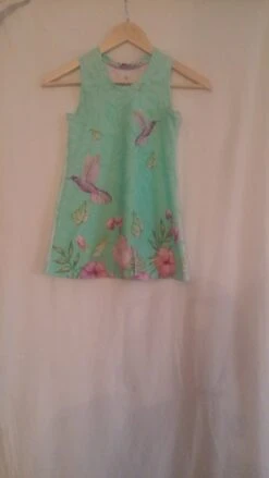 Robe Fleurs/oiseaux 6ans