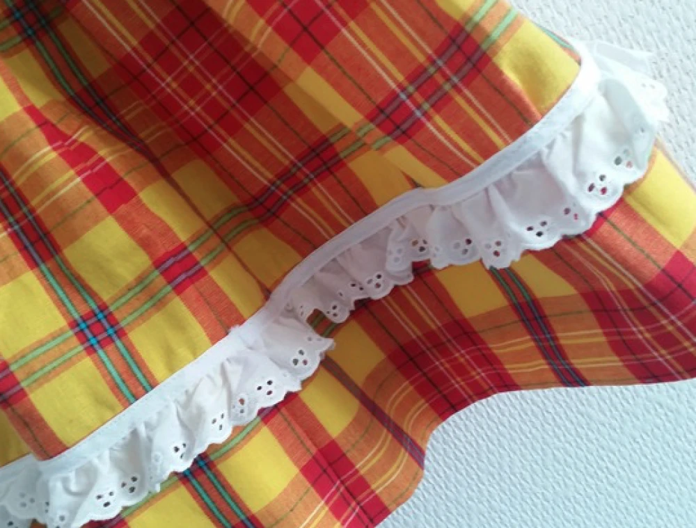 Robe à Bretelles Madras Indémodable Festive Dress-kids Dress 5 Robe à Bretelles Madras Indémodable Festive Dress-kids Dress – Image 5